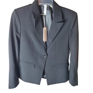MURAL Black Structured One Button Blazer, NWT, Small
